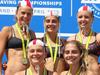 North Bondi Surf Life Saving Club's gold medal winners at the national titles.