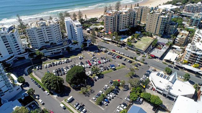 SIMPLE SOLUTION: Brisbane Road Carpark redevelopment, Mooloolaba, Sunshine Coast. Picture: Patrick Woods