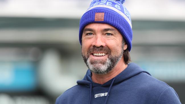 Geelong Cats coach Chris Scott has invested in a medicinal cannabis company. Picture: Alan Barber