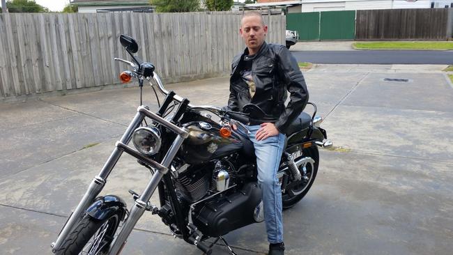 As well as snooker, Craig loved riding his motorcycle. Picture: Supplied