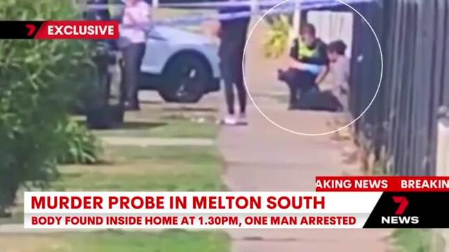 Melton South homicide investigation (7NEWS)