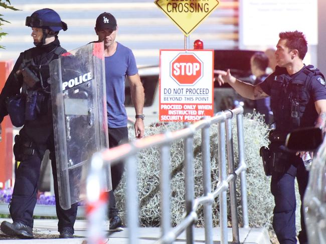 The inmates broke out of the southern secure unit of the centre and tried to force their way into another unit about 8pm last night. Picture: Tony Gough