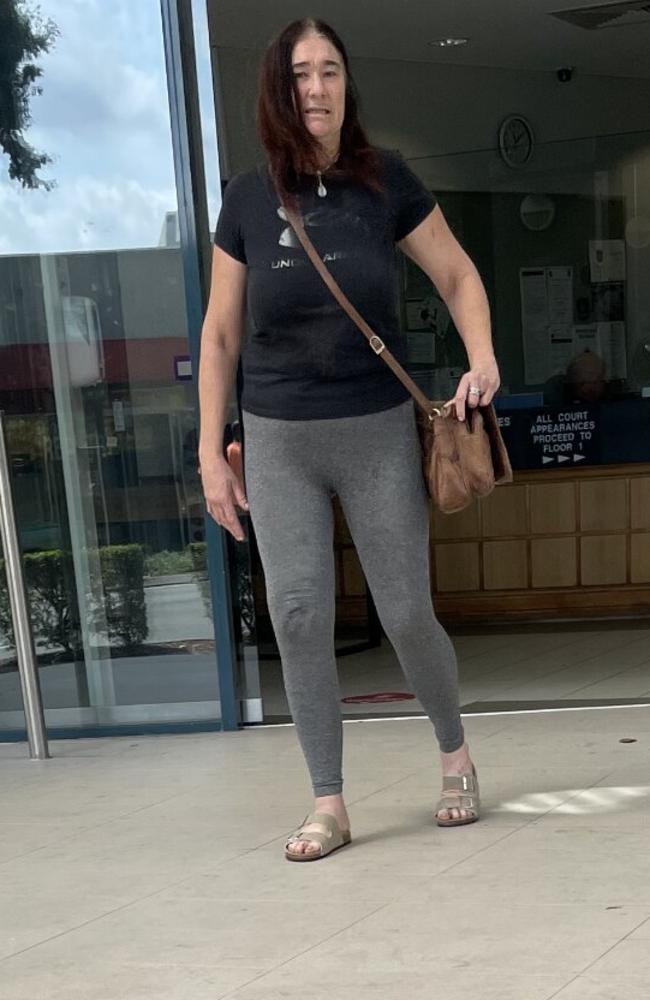 Rachael Leigh Patterson leaving the Caboolture Magistrates Court on September 8, 2023.