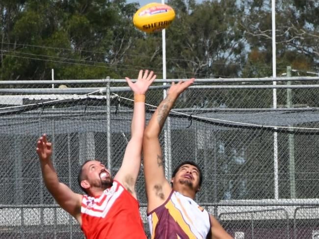 SWANS CRUSH TIGERS: The Lismore Swans men's team played the Tigers in Grafton  and soundly defeated the 2020 AFL North Coast premiers in a tough game. Photo courtesy: Adrian Etherson