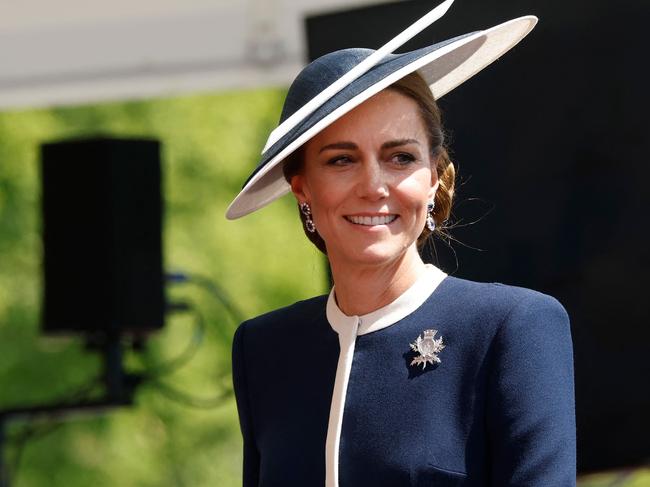 Princess Catherine during the naming ceremony for HMS Glasgow, at the BAE Systems shipyard in Scotstoun, Glasgow. Picture: AFP
