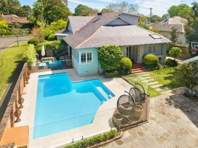 The five-bedroom, three-bathroom home includes a pool, a music room and formal and informal living areas. Picture: Tower &amp; London