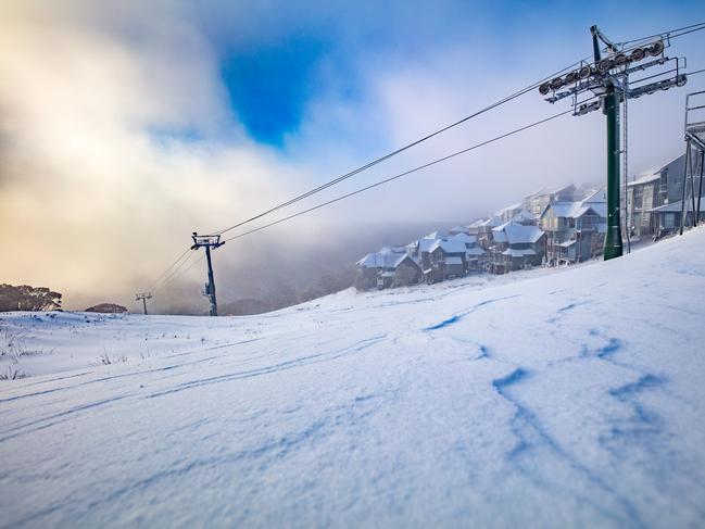 Snowy morning at Mt Hotham. Picture Supplied by Mt Hotham