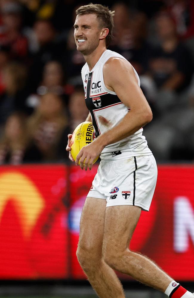 Dougal Howard will miss the next six weeks with a hamstring concern. Picture: Michael Willson/AFL Photos via Getty Images