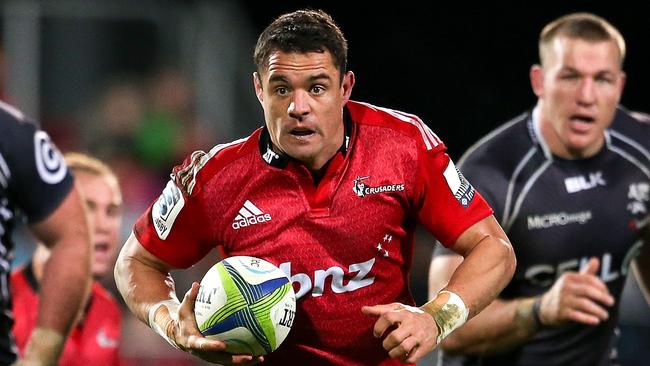 Dan Carter will play inside centre for the Crusaders on Saturday.