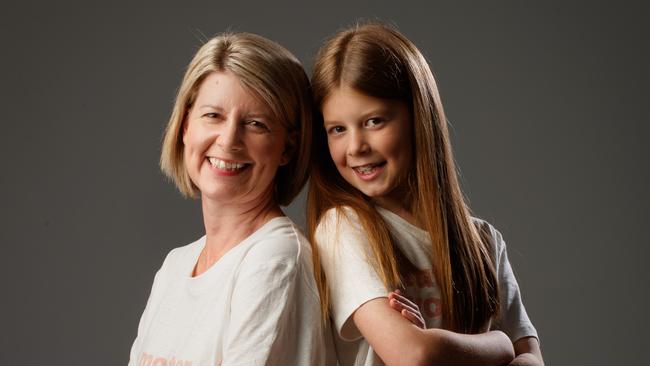 Natasha Stott Despoja with her 10 year old daughter Cordelia.