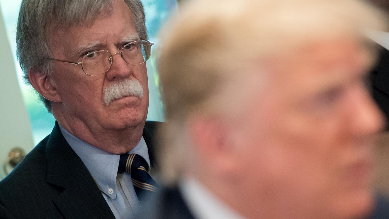 John Bolton has warned the President will not leave ‘graciously’ and will ‘do a lot of damage’ before he’s gone. Picture: Saul Loeb/AFP