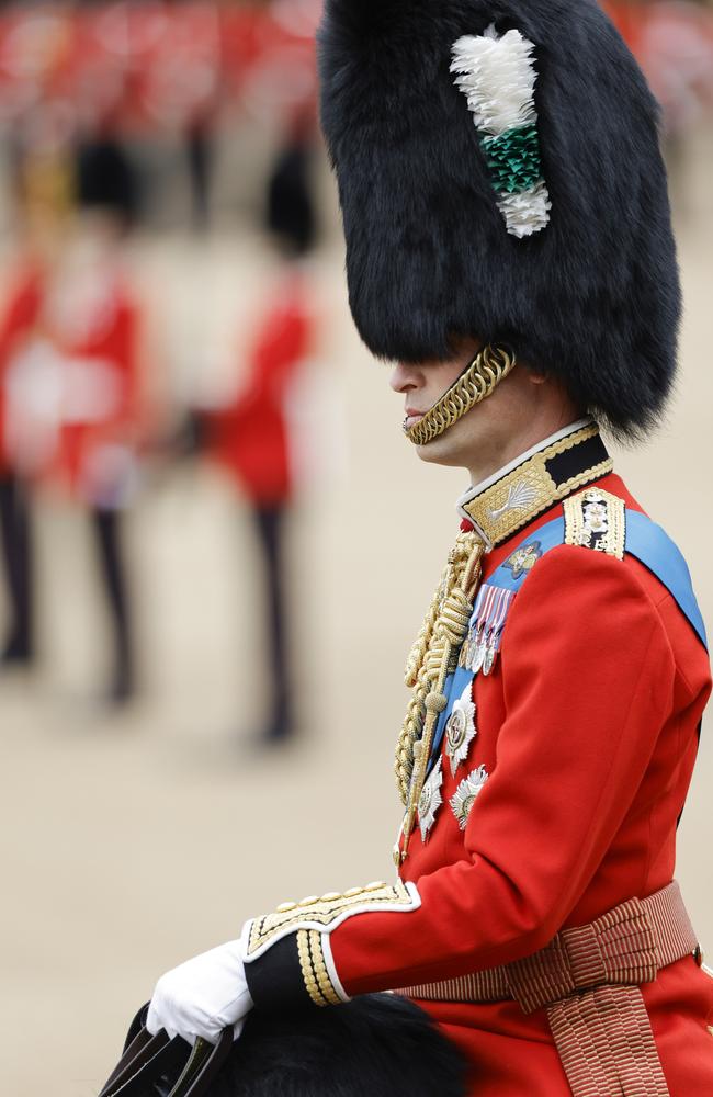 Prince William on horseback during the event. Picture: Getty