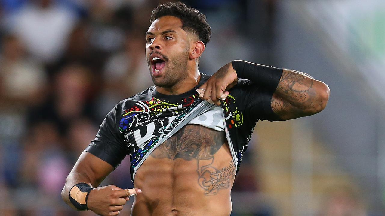 Josh Addo-Carr’s tribute to Nicky Winmar.