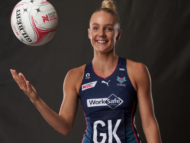 Vixens defender Rudi Ellis has been named in the Diamonds' squad to face England. Photo: Netball Australia