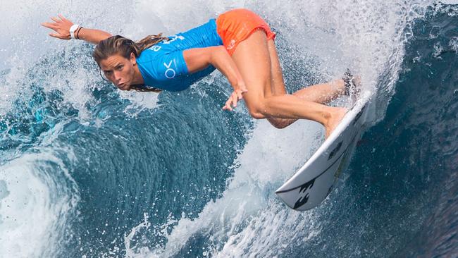 Courtney Conlogue suffered some heavy wipeouts but still took the title.