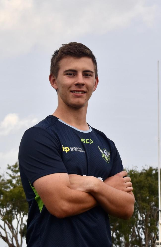 St Patrick's College student Harry Thorpe made Mackay’s Aaron Payne Cup/Cowboy’s Challenge team of the year. Picture: Matthew Forrest