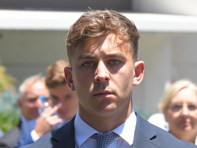 Callan Sinclair has denied sexually assaulting a woman alongside Jack de Belin. Picture: NCA NewsWire/Simon Bullard