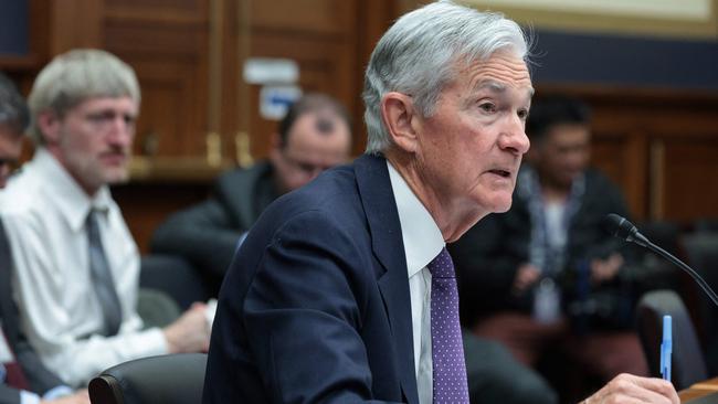 US Federal Reserve Chair Jerome Powell in Washington this week. Picture: ALEX WONG/Getty Images via AFP