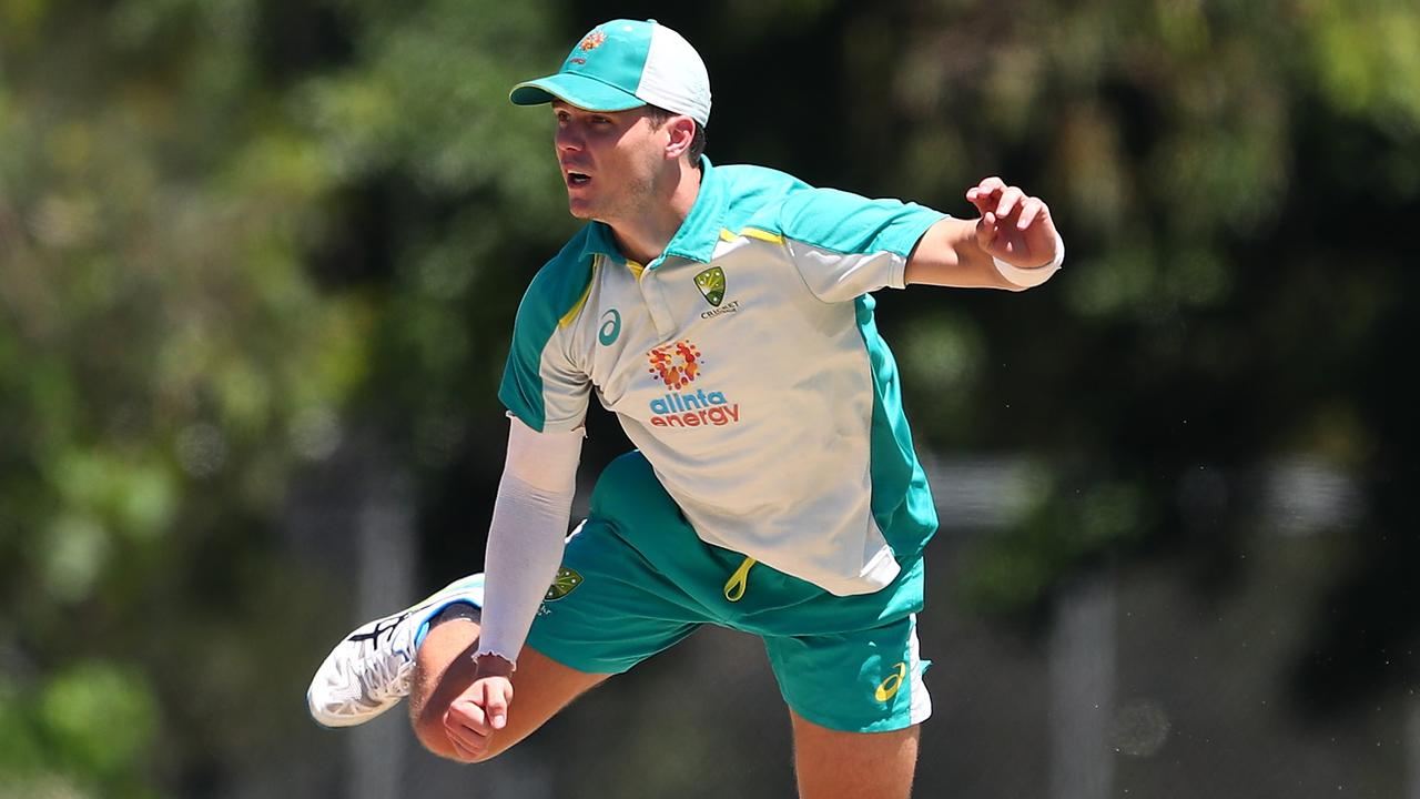 Mitchell Swepson would be suited on a turning pitch at the SCG. Picture: Chris Hyde/Getty Images