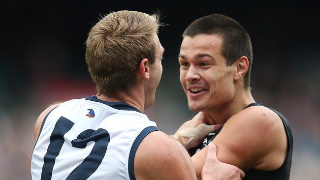 Carlton says Jack and Ben Silvagni’s place on the Blues list created a conflict. Picture: Michael Klein.