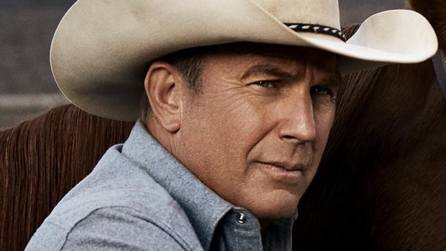 Kevin Costner stars in the TV series Yellowstone. Supplied by Stan.