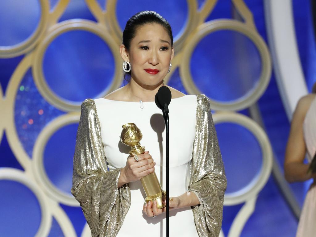 Golden girl Sandra Oh. Picture: AP