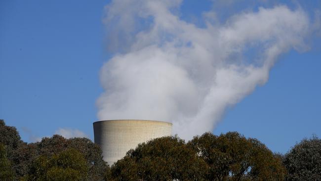 EnergyAustralia’s Mt Piper coal-fired power station near Lithgow, NSW, which will now shut two years earlier than scheduled in 2040. Picture: AAP