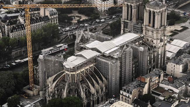 The Notre-Dame de Paris Cathedral on the “Ile de la Cite” island in the Seine River in 2021. Picture: Bertrand Guay/AFP