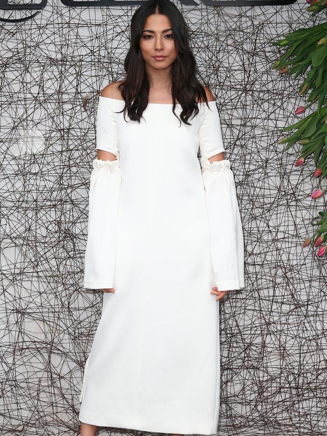 \Jessica Gomes poses at the Lexus Marquee on Derby Day at Flemington Racecourse on October 31, 2015 in Melbourne, Australia. Picture: Scott Barbour/Getty Images