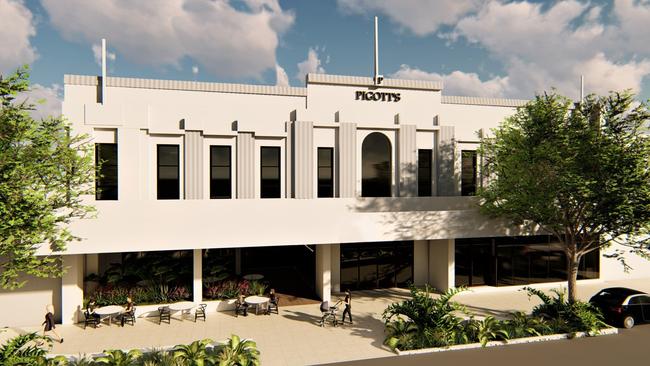 Concept art by Aspect Architects of what the heritage-listed Pigott's building on Ruthven Street in Toowoomba City will look like, once it undergoes a multi-million dollar renovation by new owner the Rowe Group.