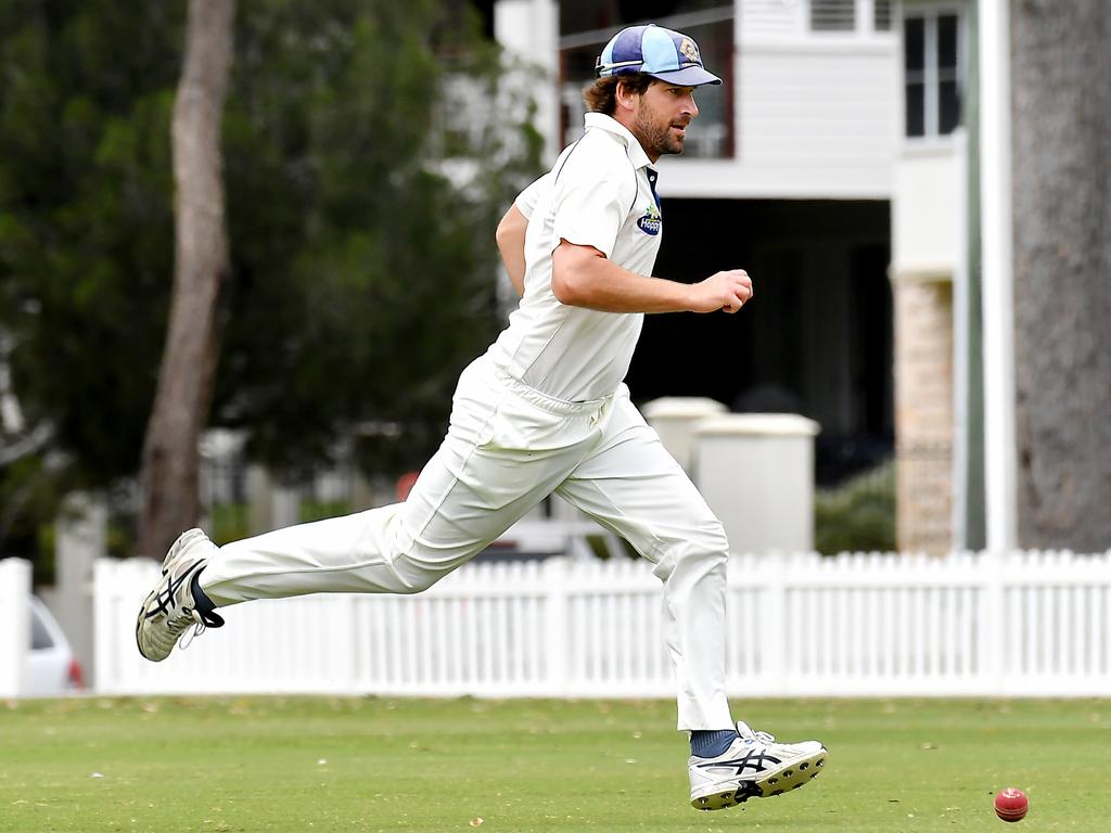 Norths player Joe Burns Sci-Fleet Motors club cricket competition between Valley and Norths Saturday October 1, 2022. Picture, John Gass