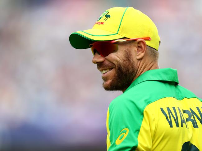 David Warner is in London for Australia’s World Cup campaign.. Picture: Getty