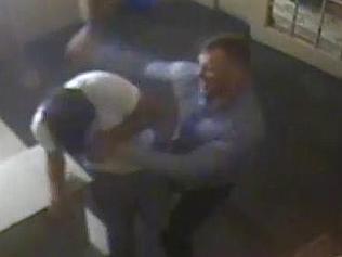 CCTV shows NRL star’s wild rampage