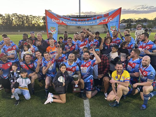 The Dora Creek Swampies rugby league team. Picture: supplied