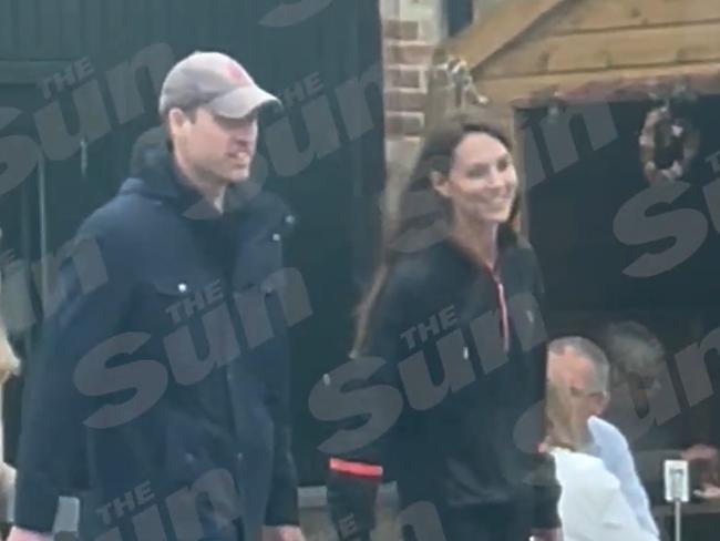 Kate Middleton and Prince William spotted shopping at the Windsor Farm Shop. Picture: The Sun / TMZ / News Licensing