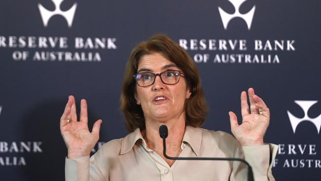 Reserve Bank governor Michele Bullock. Picture: Jeremy Piper