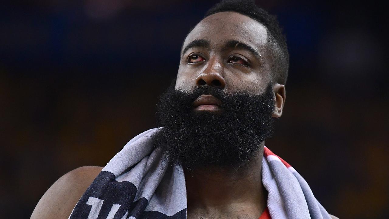 James Harden turned up late. Thearon W. Henderson/Getty Images/AFP