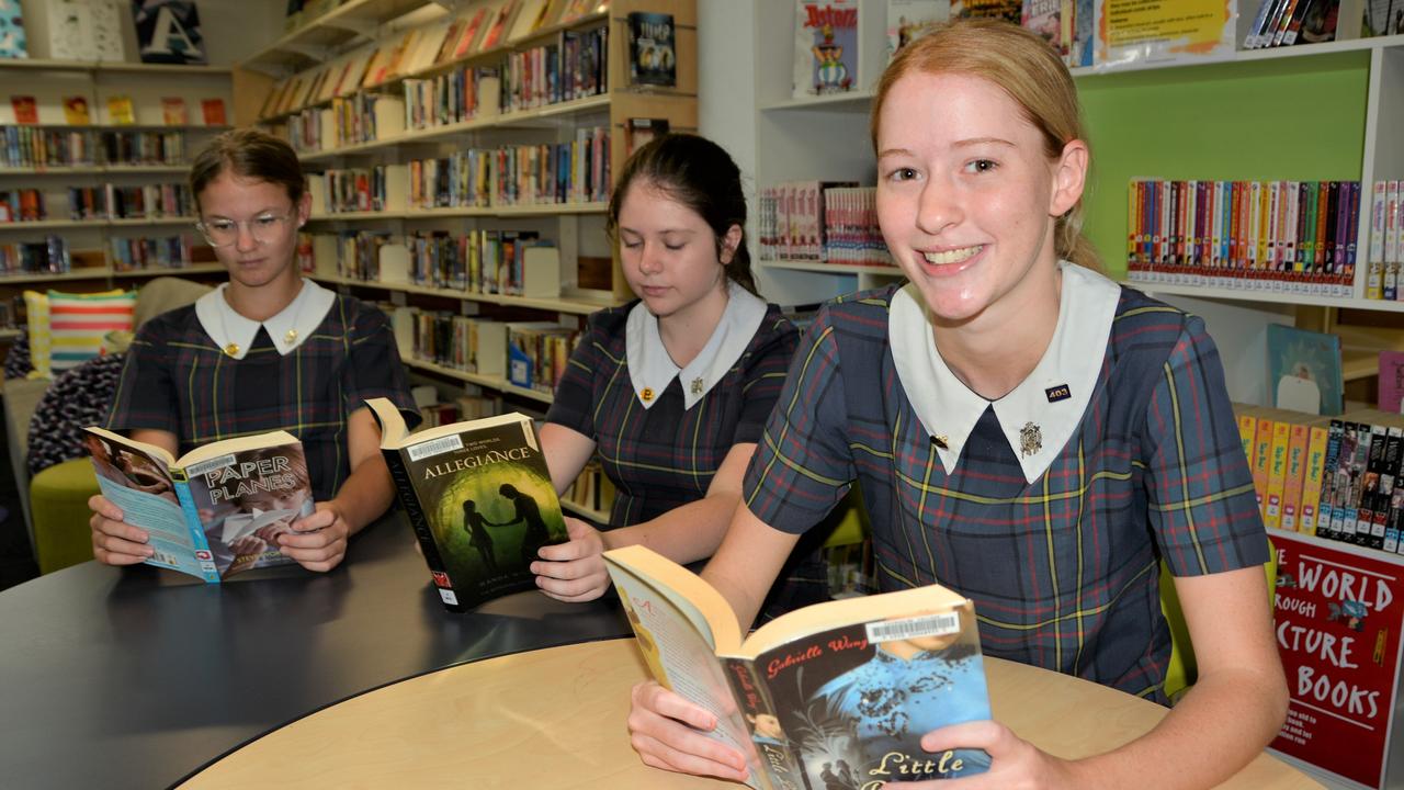 ACADEMIC: Fairholme College Year 10 students Jordi Chesterfield, Haylee Crouch and Olivia Clark were among the secondary students to record top performing NAPLAN results. PICTURE: Morgan Burley