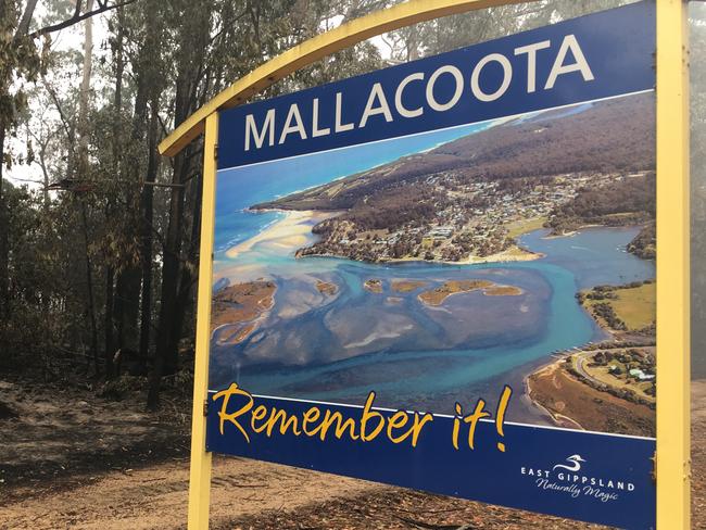 COPYPICS SUPPLIED BY NORTH WARRANDYTE CFA----North Warrandyte CFA Strike Team captured these images from Mallacoota, Victoria.  Picture: Alex Coppel.