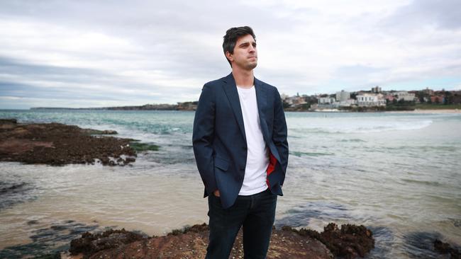 Nick Molnar, CEO of Afterpay, at Sydney’s Bondi Beach. Picture: John Feder