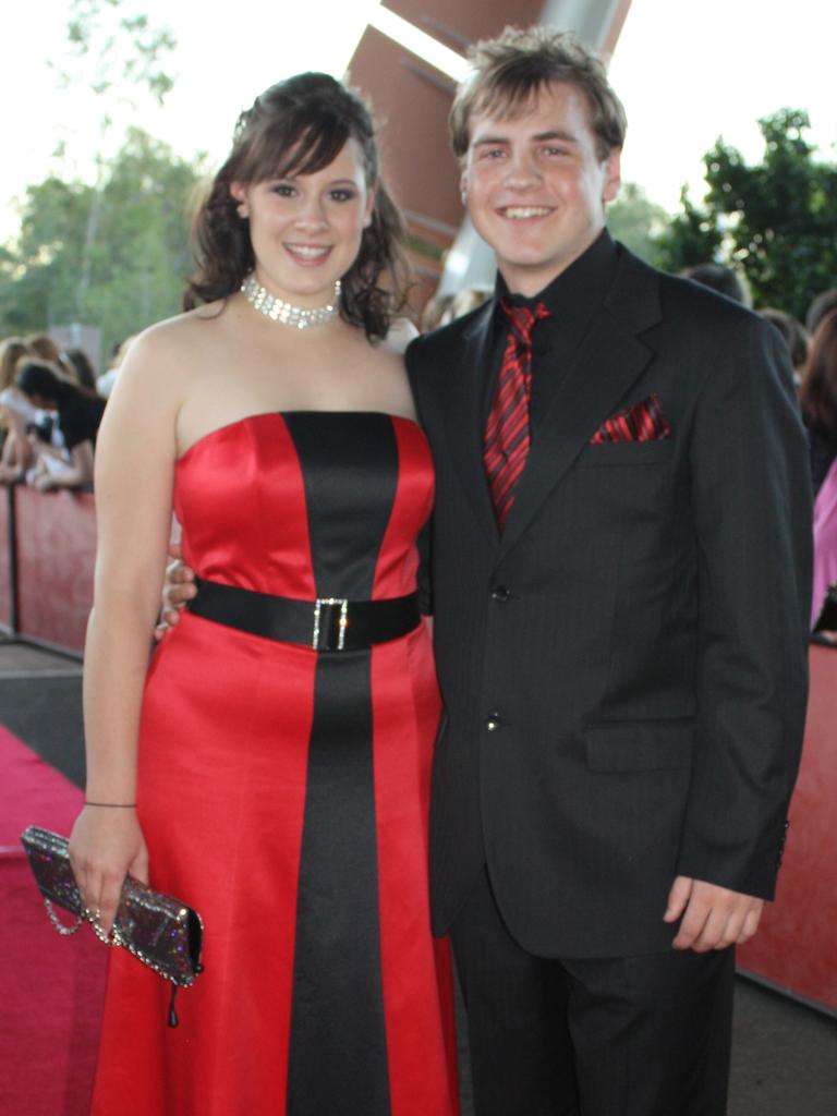 Aralia Bigmore and Jonathan Schmidt at the 2010 Centralian Senior College formal at the Alice Springs Convention Centre. Picture: NT NEWS