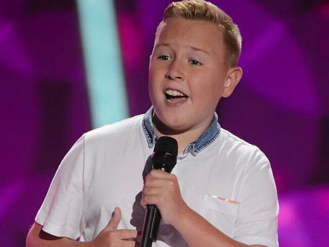 Robbie charms the judges on &lt;i&gt;The Voice Kids&lt;/i&gt;.