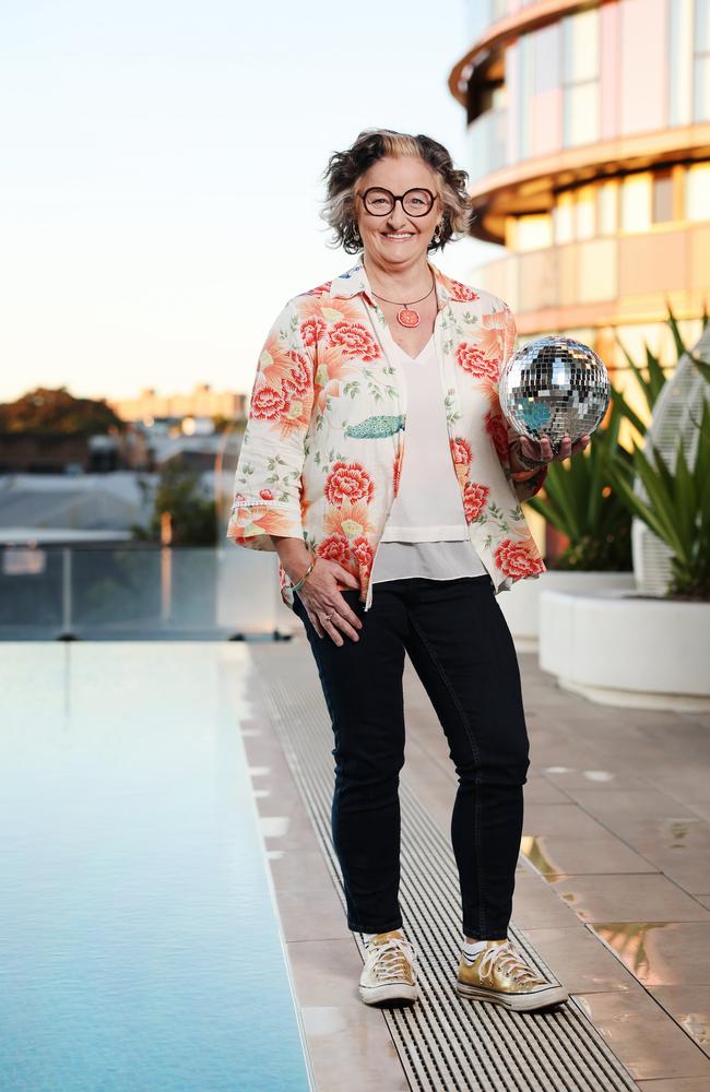 Famous cook Julie Goodwin tore her calf muscle on Dancing With The Stars, but the MasterChef alum said she hasn’t given up on rejoining the competition. Picture: Rohan Kelly/Daily Telegraph