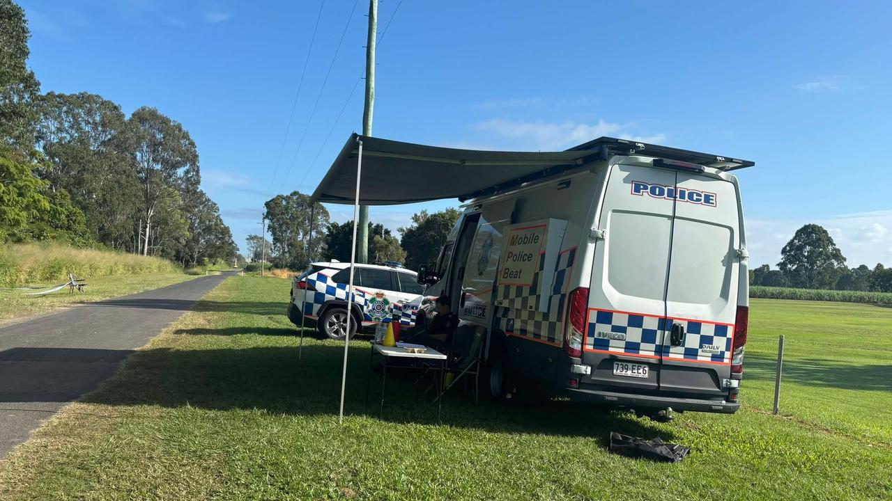Maryborough has been rocked by the sudden and potentially suspicious death of young father Peter James Stevens, whose body has been found near the Mary River at Granville. Police have set up on Dundas Road near where Mr Steven's body was found.