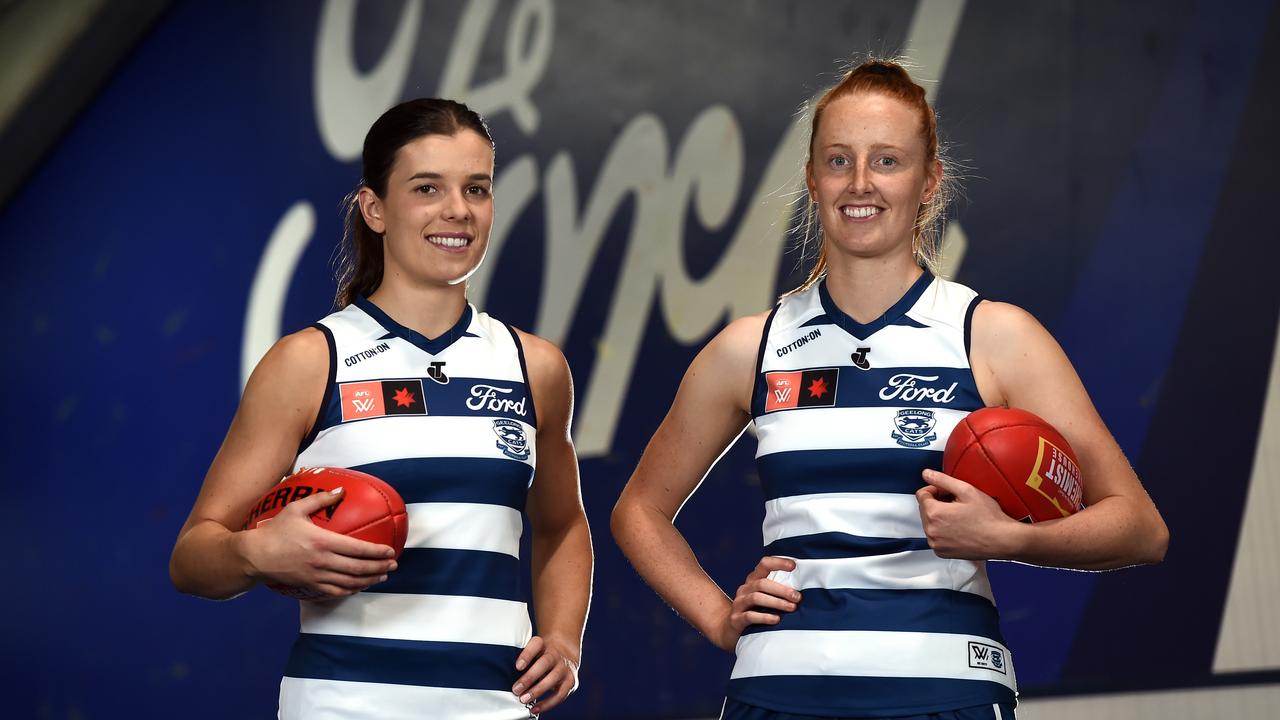 Anna-Rose Kennedy and Aishling Moloney both arrived at Geelong in 2023.