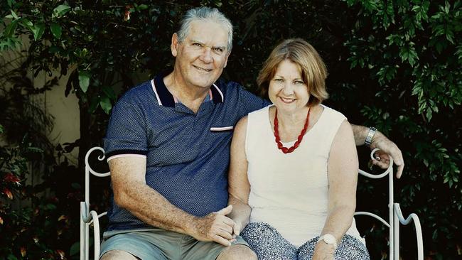 Gary Diggles and wife Kerry. Picture: Justine Walpole