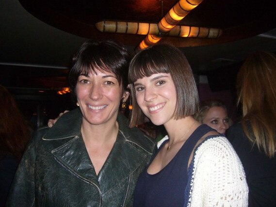 Ghislaine Maxwell with Jeffrey Epstein's personal assistant Sarah Kellen in a photograph submitted to court. Picture: Supplied.