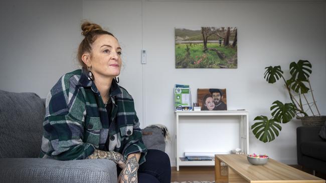 Faith Tkalac opened "Jari's Place" in Huonville – a refuge for men and their children who have fallen on tough times or trying to escape violence. Picture: Chris Kidd.