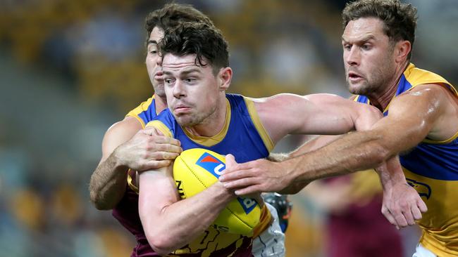 Lachie Neale appears to commit long-term to the Lions. Picture: Getty Images