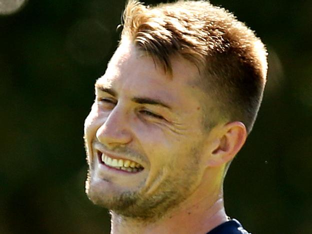 Kieran Foran during the Parramatta Eels training session at the Sale yards,North PArramatta .Picture Gregg Porteous